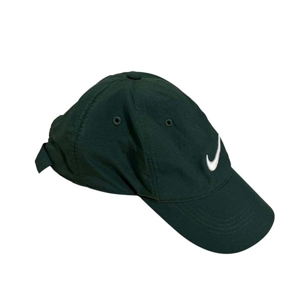 Nike Golf Green Whiteโ Embroidered Nike Swoosh Adjustable Hat Outdoor Travel